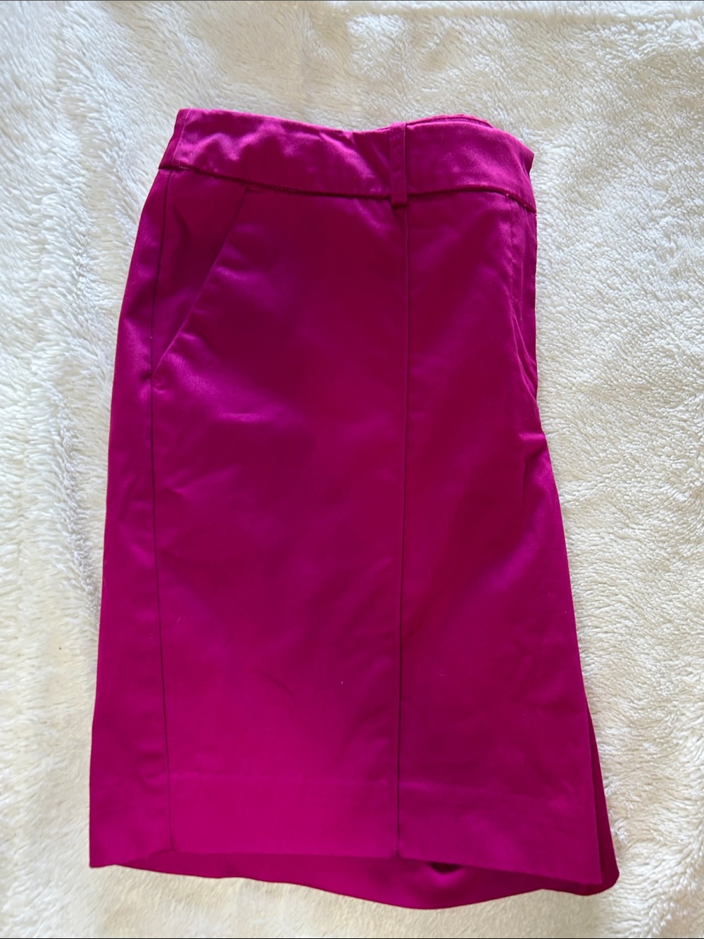 WORTHINGTON Bright Fuchsia High-Waist Tailored Shorts - Picture 4 of 5